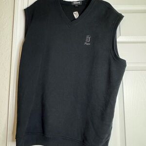 Ashworth Sawgrass TPC Black Embroidered Sweater size large